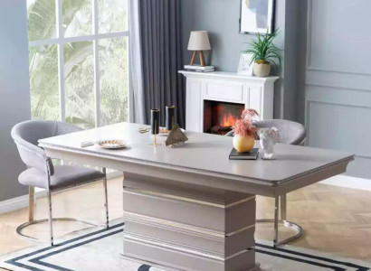 Set Gruppe Tisch 6x Stühle Esszimmer Holztisch Esszimmer Design neu